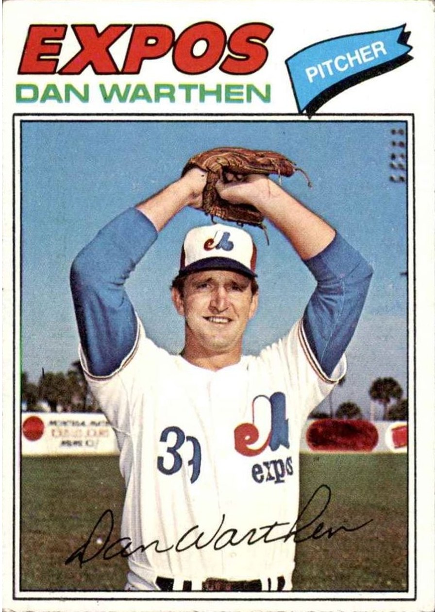 1977 Topps #391 Dan Warthen, Montreal Expos