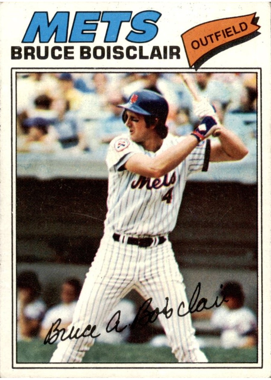 1977 Topps #399 Bruce Boisclair, New York Mets