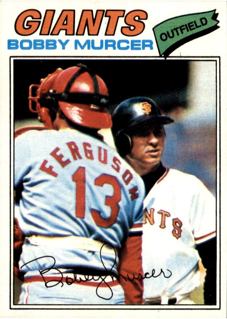 1977 Topps #40 Bobby Murcer, San Francisco Giants