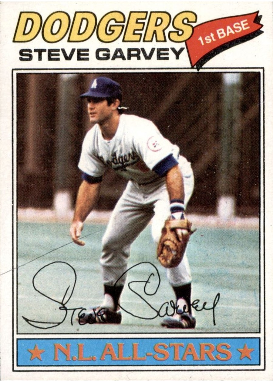 1977 Topps #400 Steve Garvey, Los Angeles Dodgers