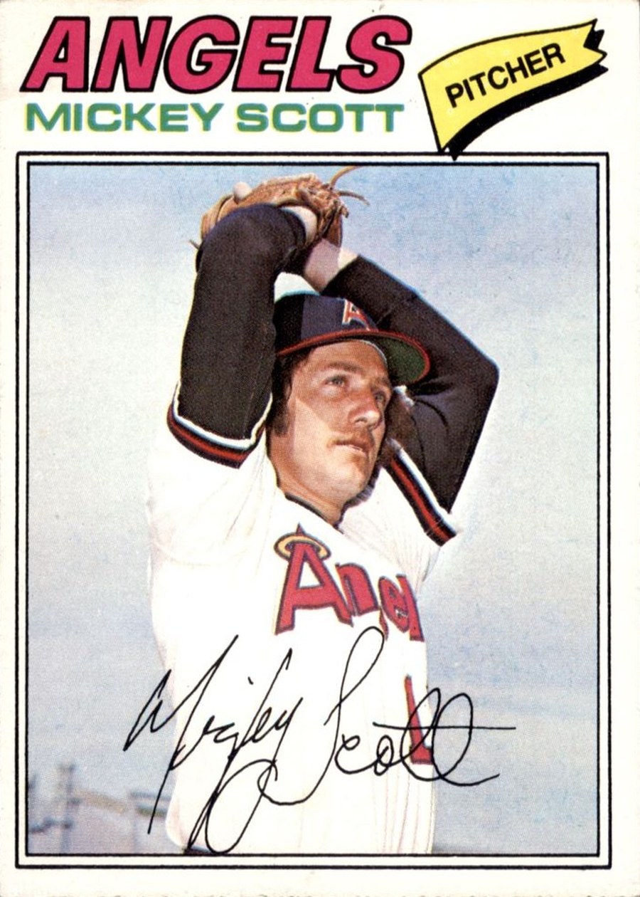 1977 Topps #401 Mickey Scott, California Angels