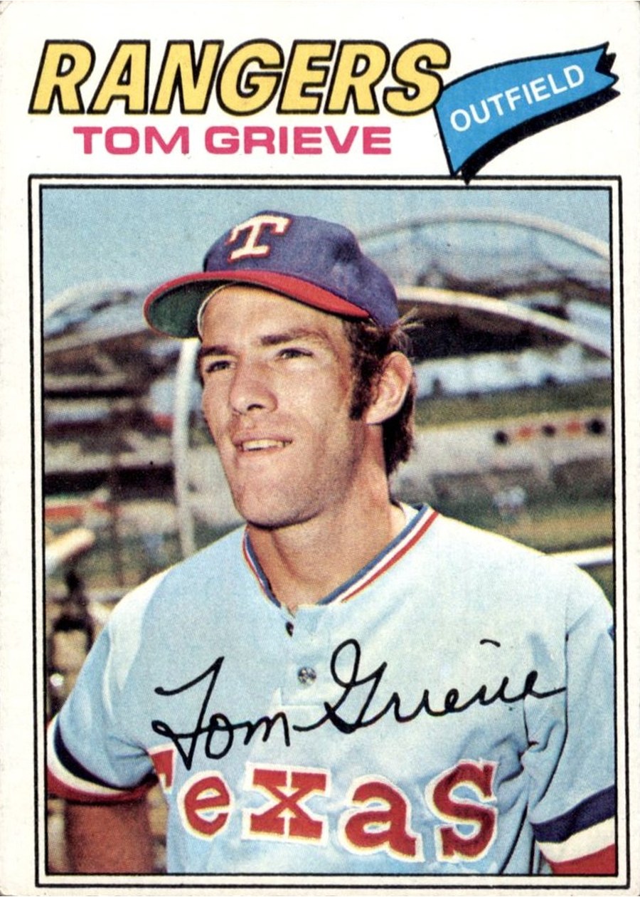 1977 Topps #403 Tom Grieve, Texas Rangers