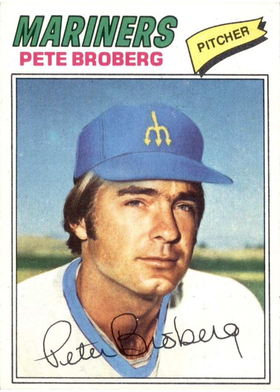 1977 Topps #409 Pete Broberg, Seattle Mariners