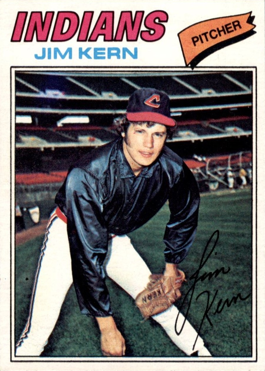 1977 Topps #41 Jim Kern, Cleveland Indians