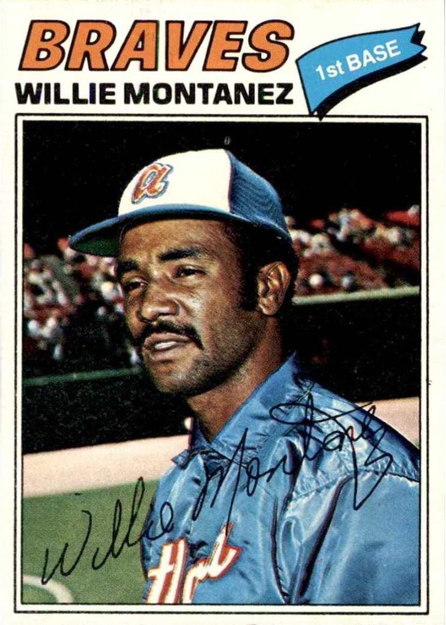 1977 Topps #410 Willie Montanez, Atlanta Braves