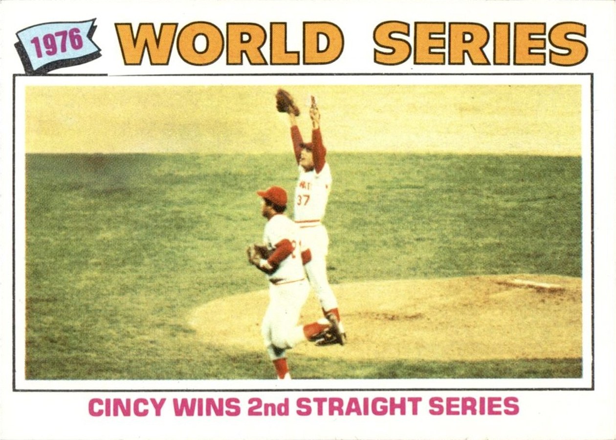 1977 Topps #413 1976 World Series, Cincinnati Reds
