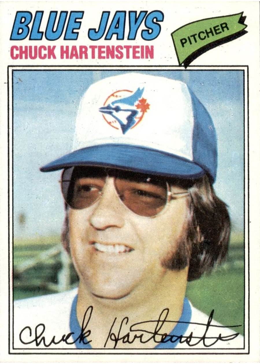 1977 Topps #416 Chuck Hartenstein, Toronto Blue Jays