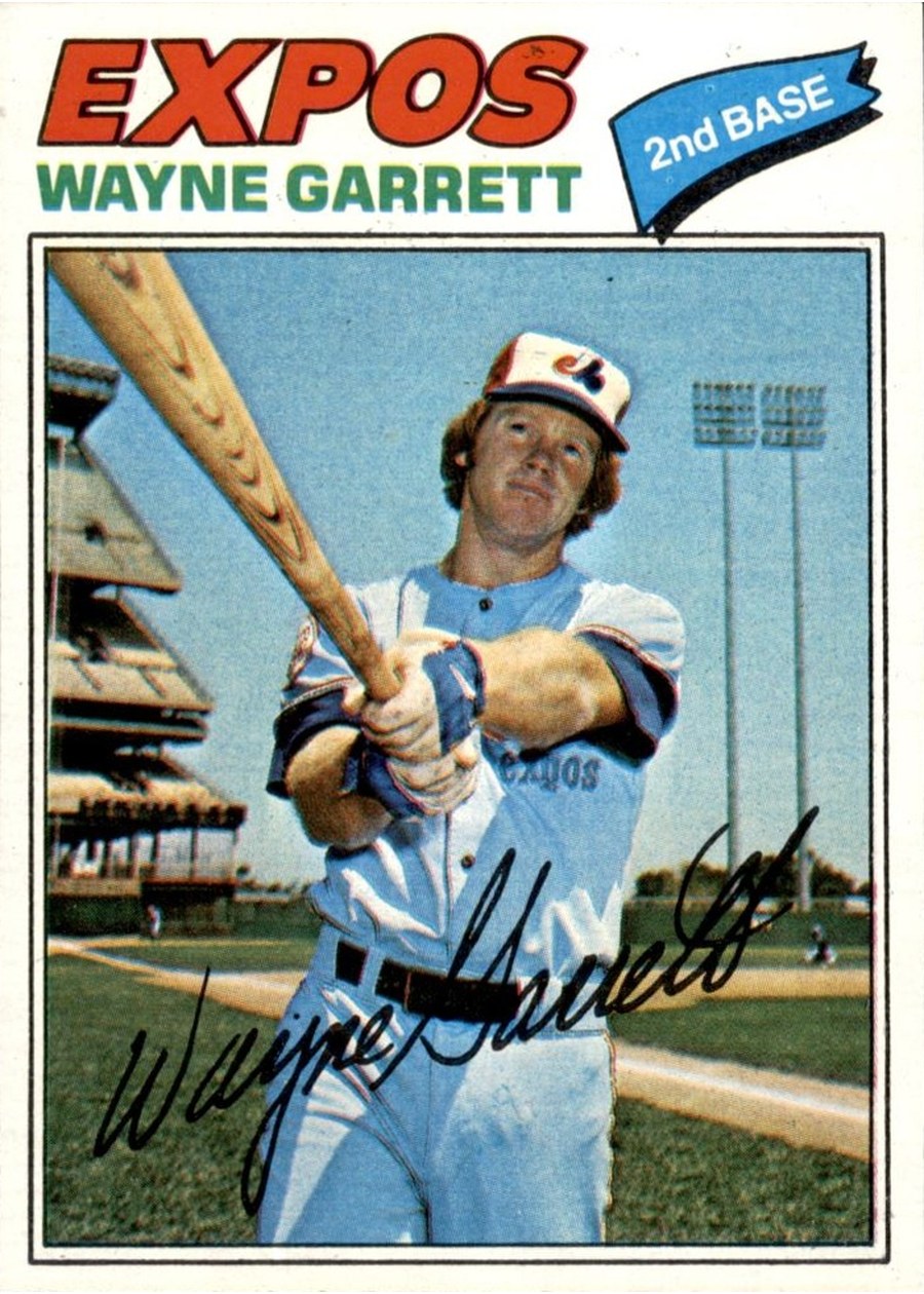 1977 Topps #417 Wayne Garrett, Montreal Expos