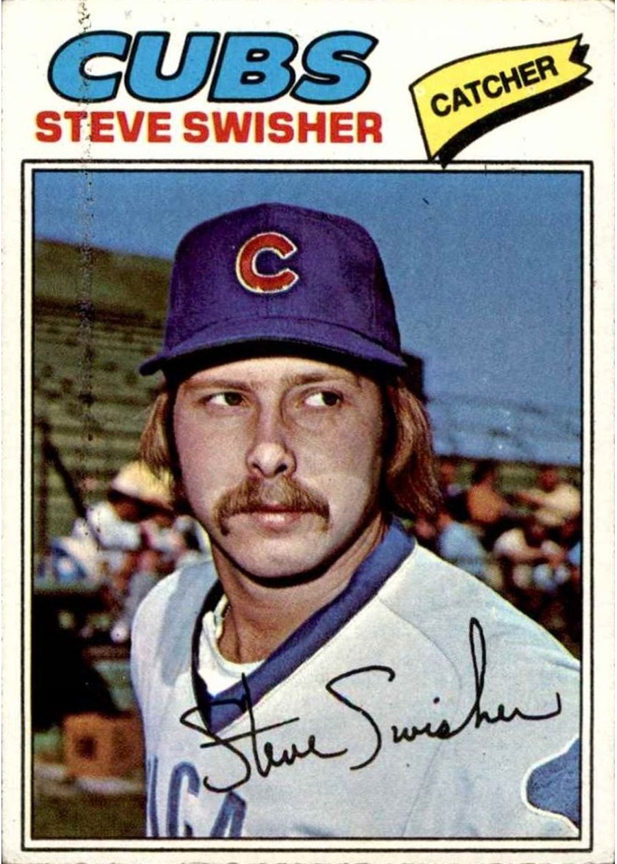 1977 Topps #419 Steve Swisher, Chicago Cubs