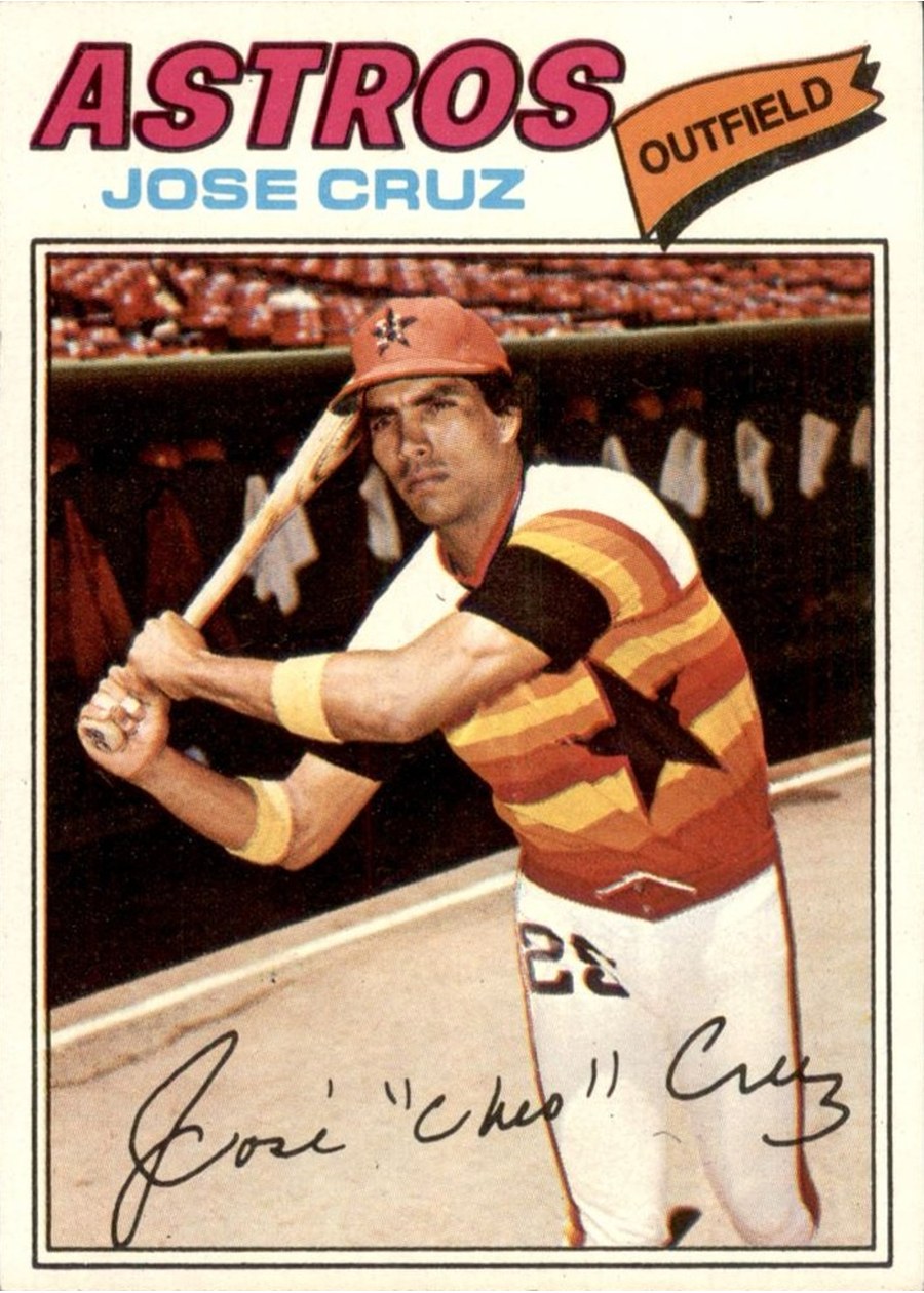 1977 Topps #42 Jose Cruz, Houston Astros