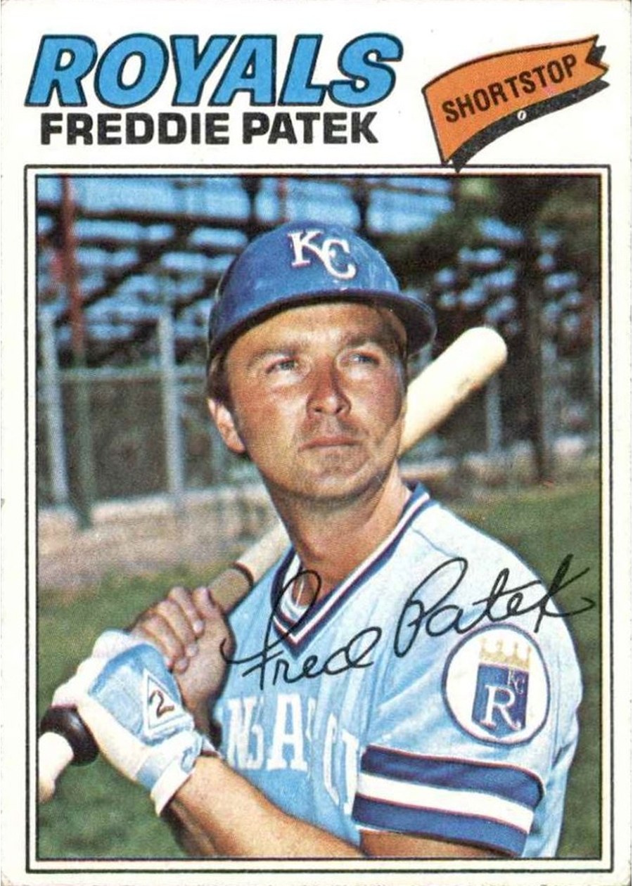 1977 Topps #422 Freddie Patek, Kansas City Royals