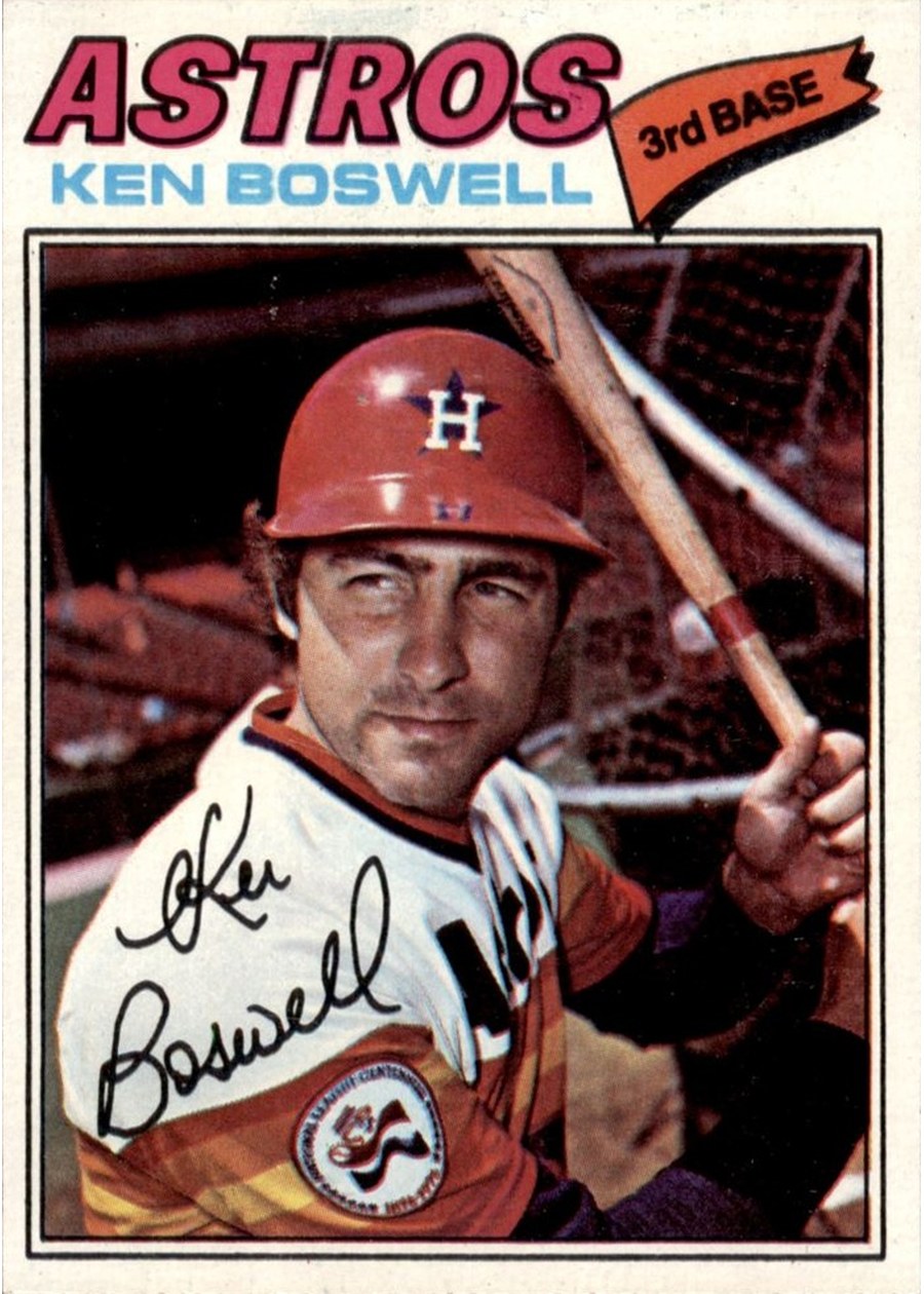 1977 Topps #429 Ken Boswell, Houston Astros