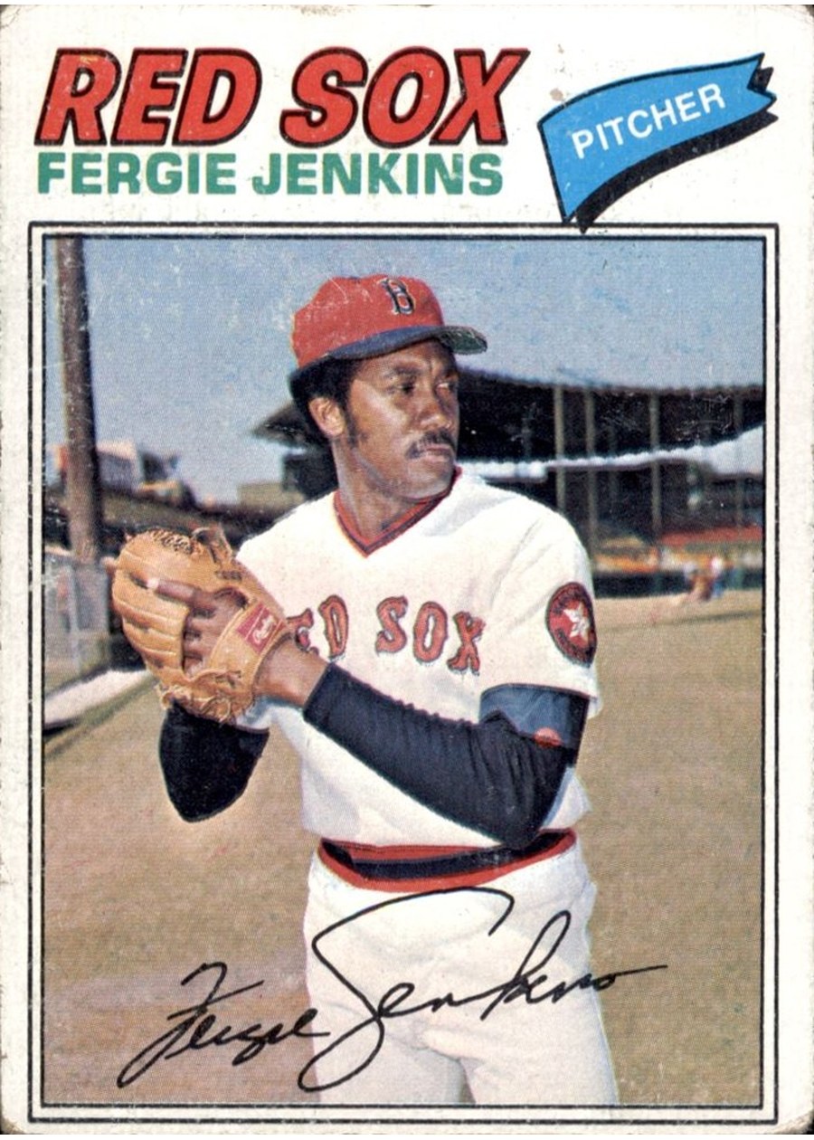 1977 Topps #430 Fergie Jenkins, Boston Red Sox