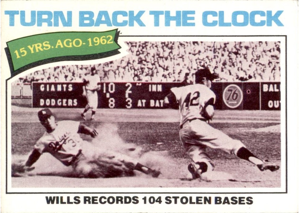 1977 Topps #435 Maury Wills, Los Angeles Dodgers