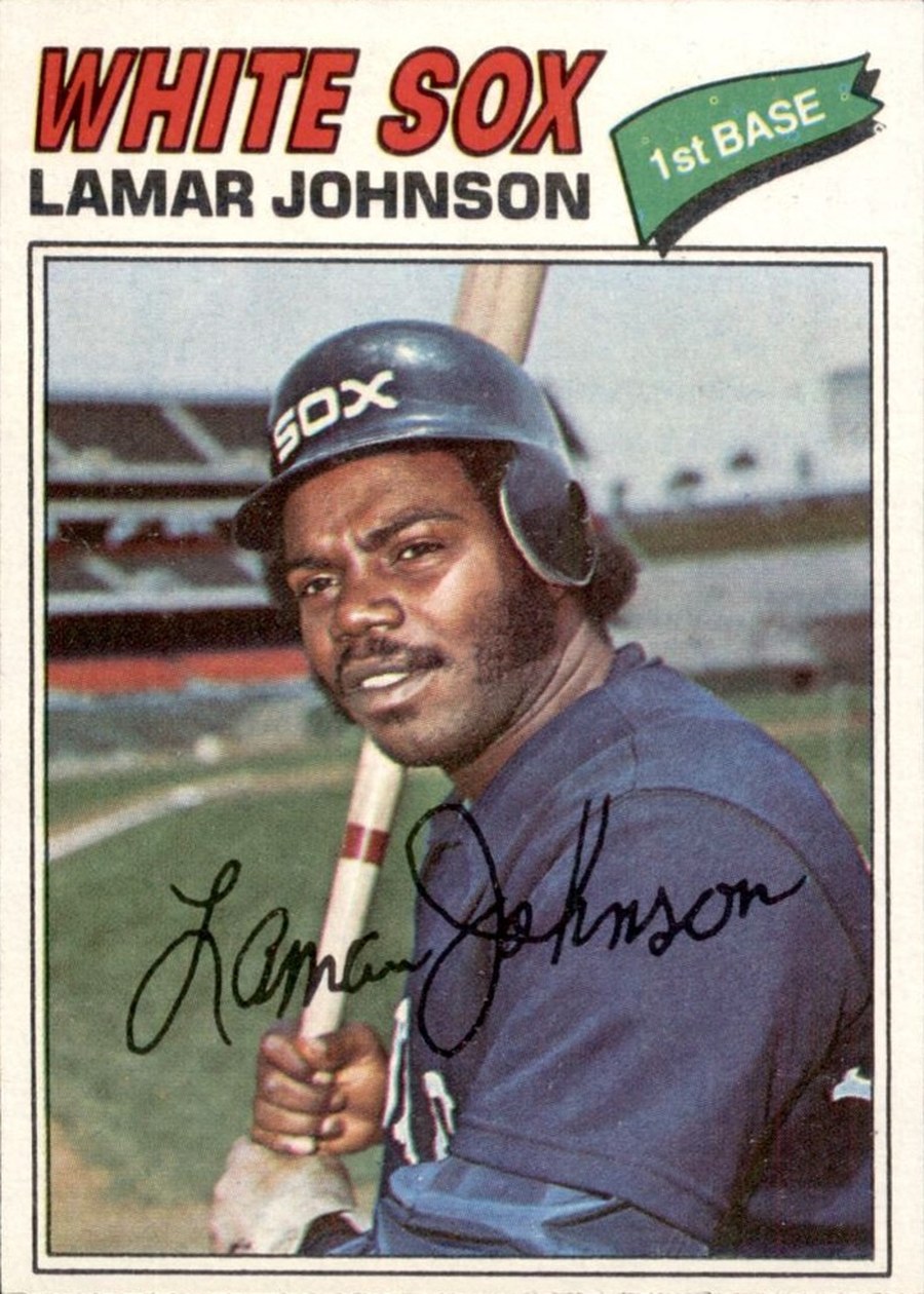 1977 Topps #443 Lamar Johnson, Chicago White Sox
