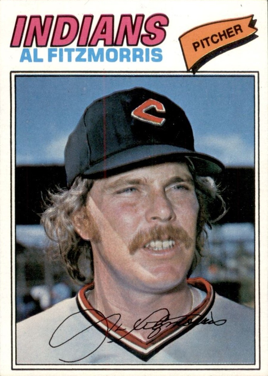 1977 Topps #449 Al Fitzmorris, Cleveland Indians