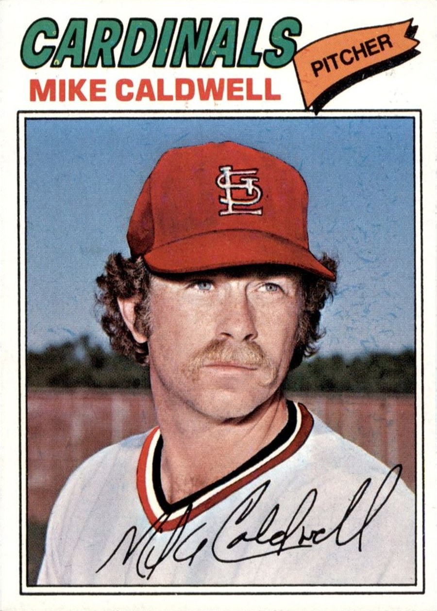 1977 Topps #452 Mike Caldwell, St. Louis Cardinals