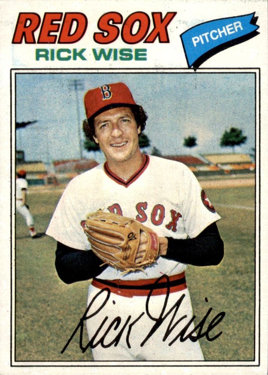 1977 Topps #455 Rick Wise, Boston Red Sox