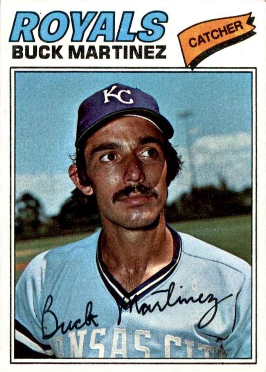 1977 Topps #46 Buck Martinez, Kansas City Royals