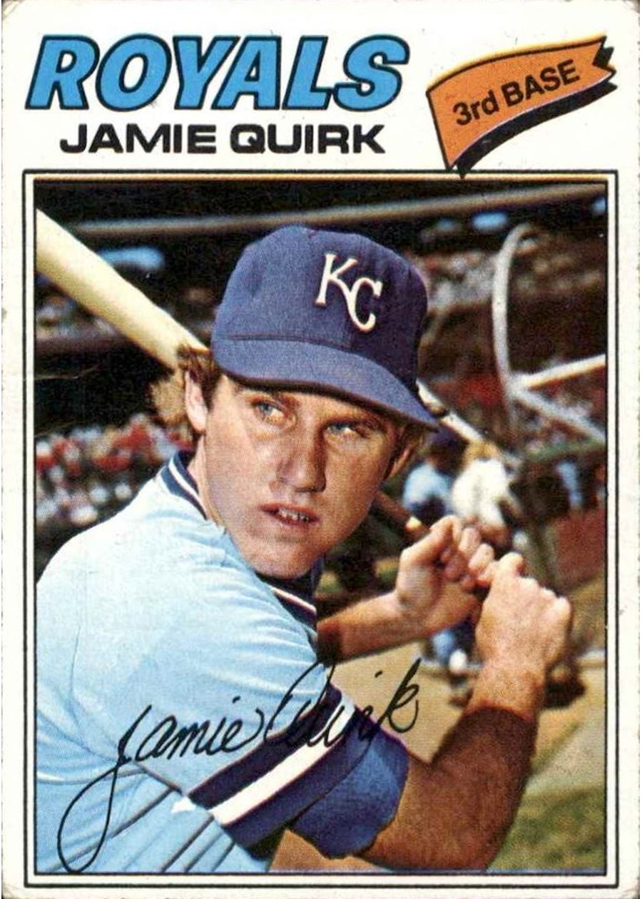 1977 Topps #463 Jamie Quirk, Kansas City Royals