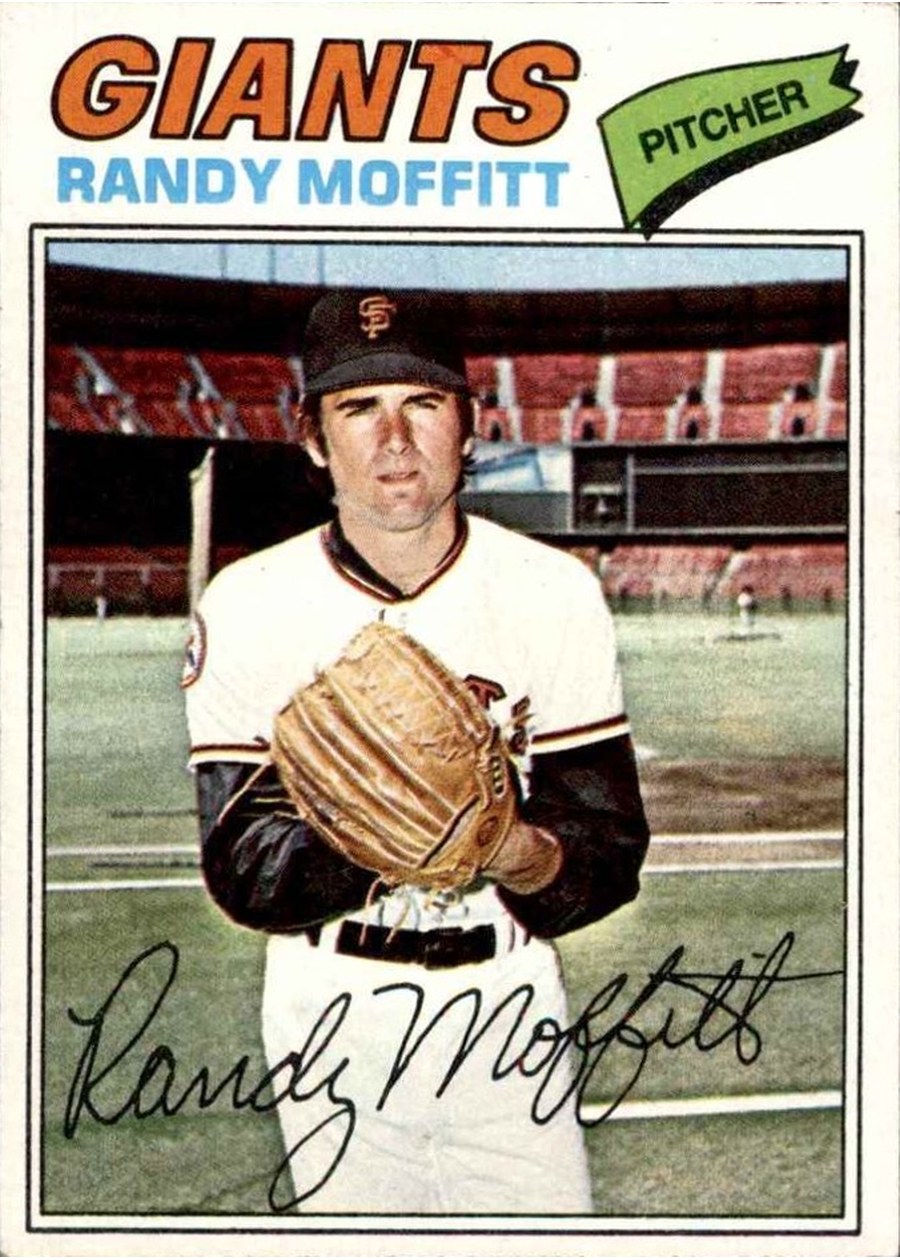 1977 Topps #464 Randy Moffitt, San Francisco Giants