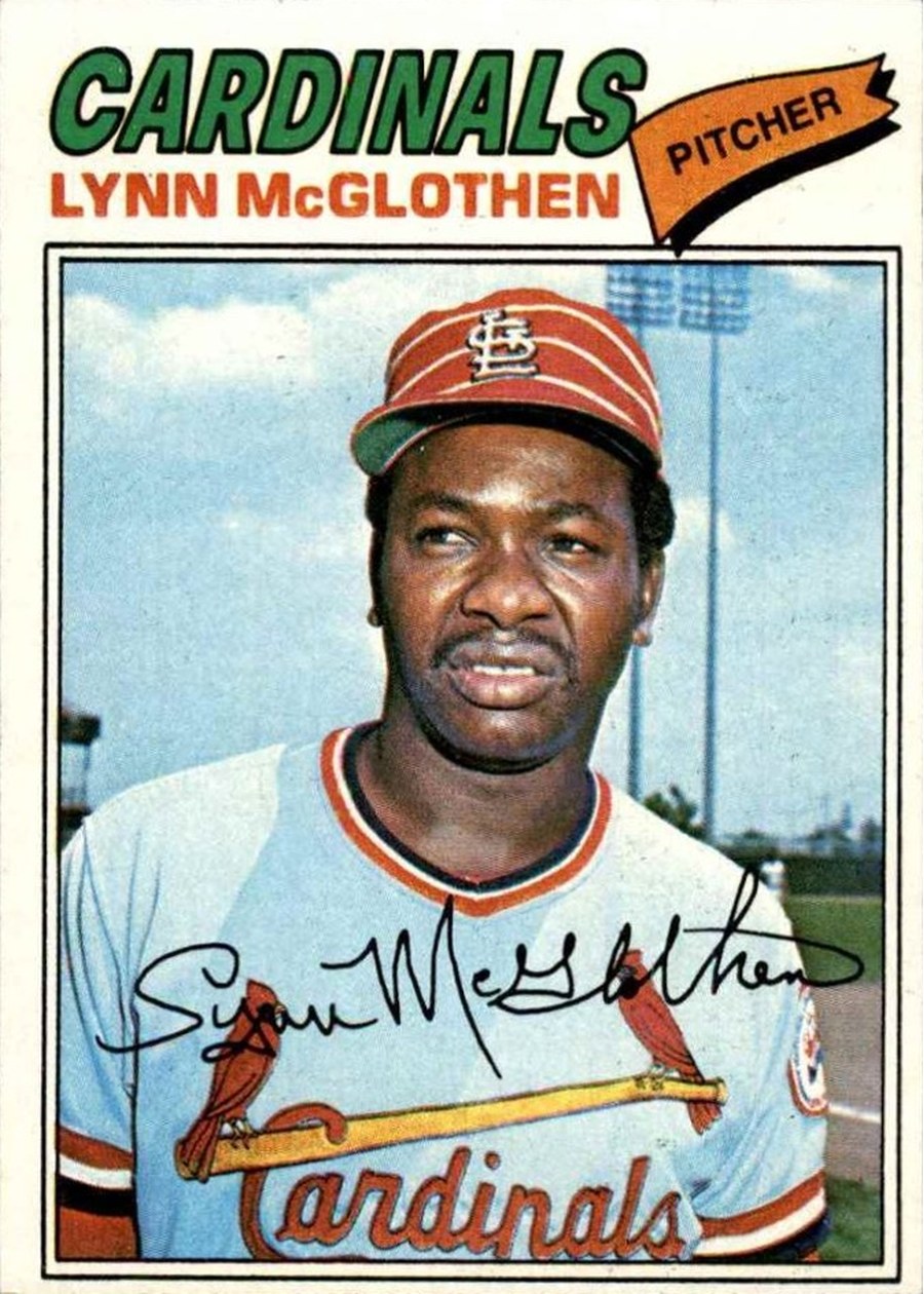 1977 Topps #47 Lynn McGlothen, St. Louis Cardinals