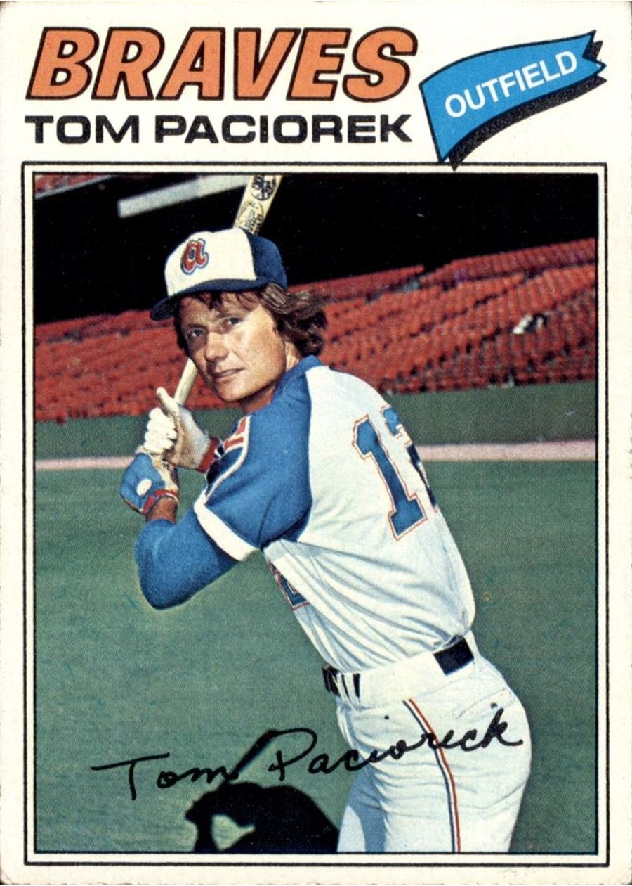 1977 Topps #48 Tom Paciorek, Atlanta Braves