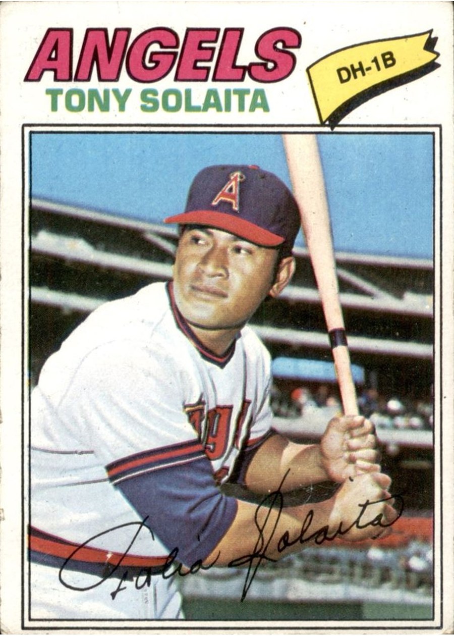 1977 Topps #482 Tony Solaita, California Angels