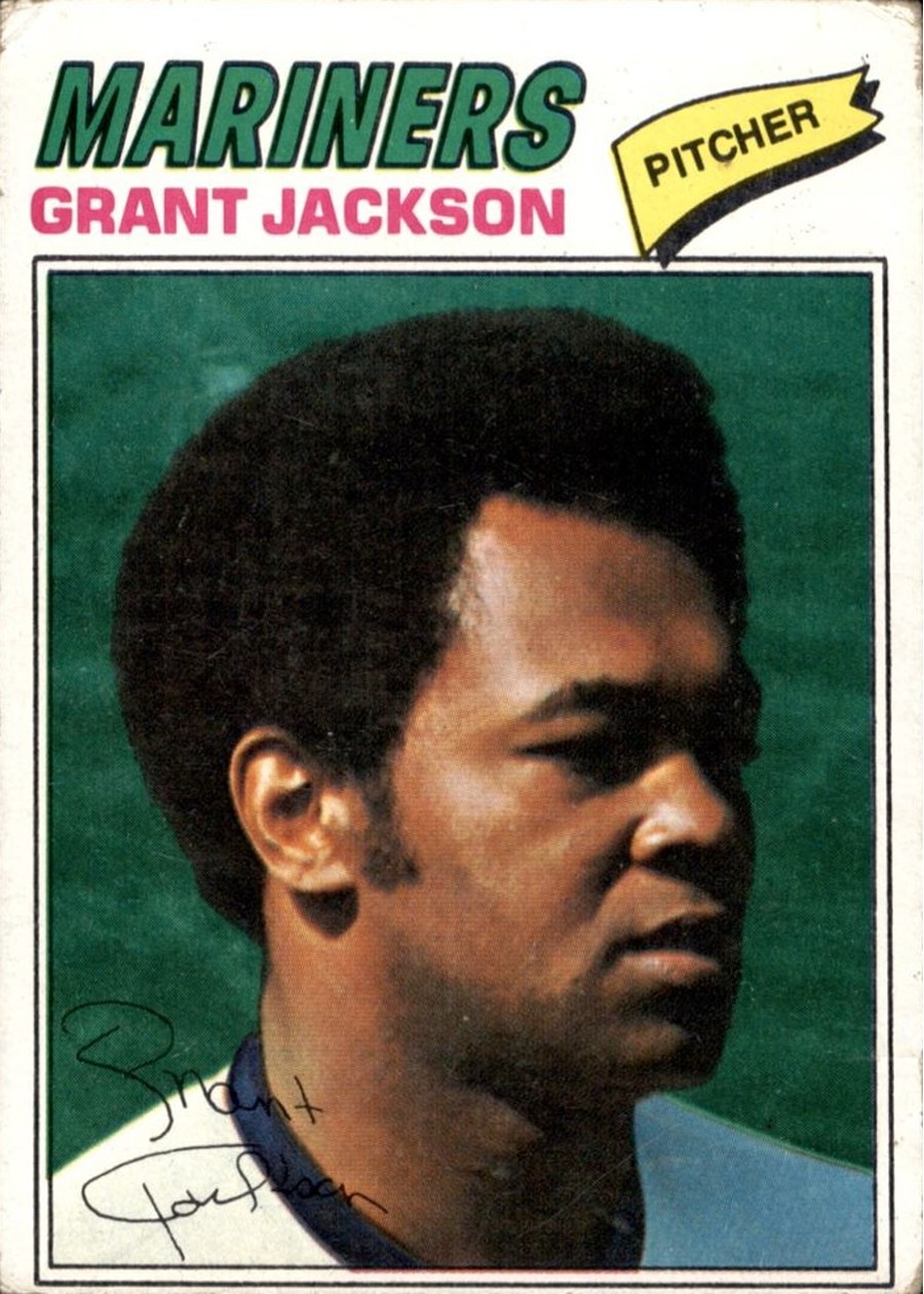 1977 Topps #49 Grant Jackson, Seattle Mariners