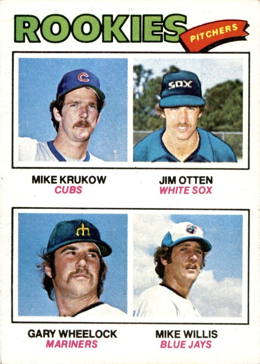 1977 Topps #493 1977 Rookie Pitchers, Chicago Cubs / Chicago White Sox / Seattle Mariners / Toronto Blue Jays