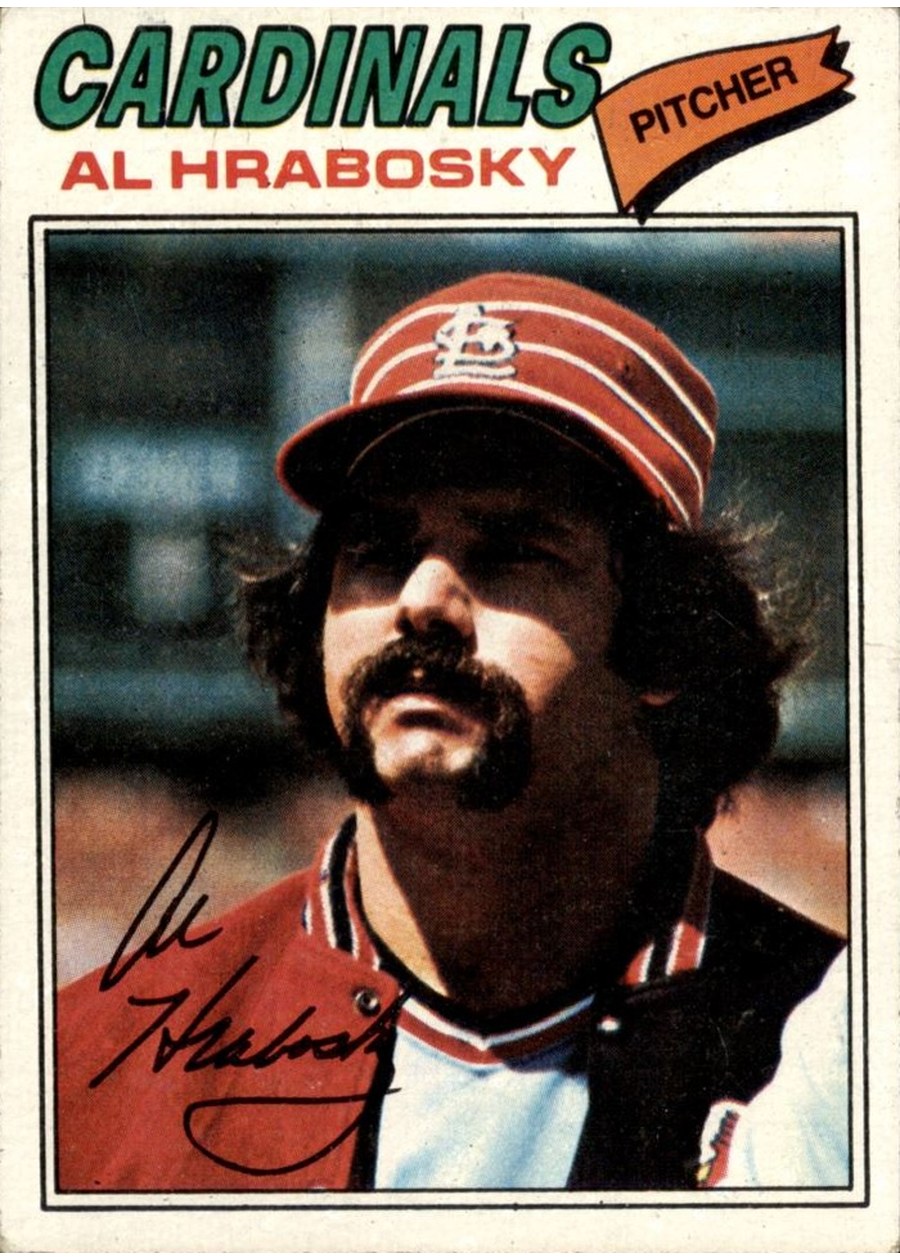 1977 Topps #495 Al Hrabosky, St. Louis Cardinals