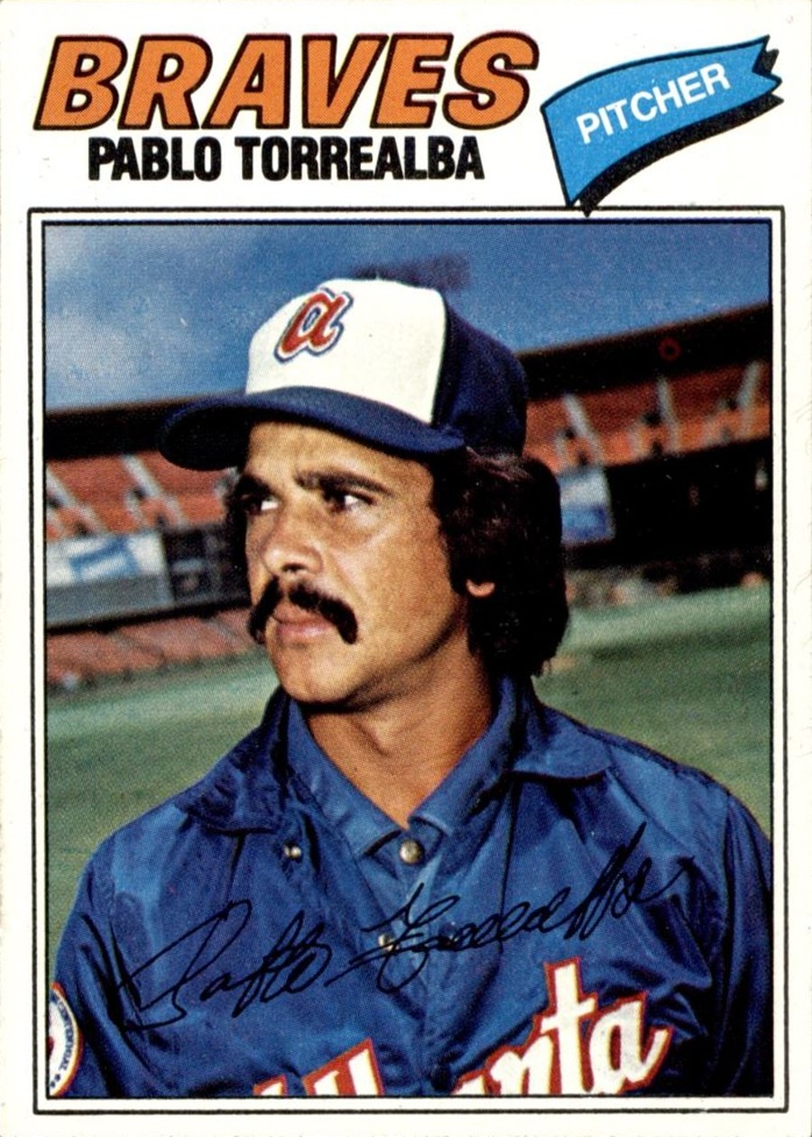 1977 Topps #499 Pablo Torrealba, Atlanta Braves