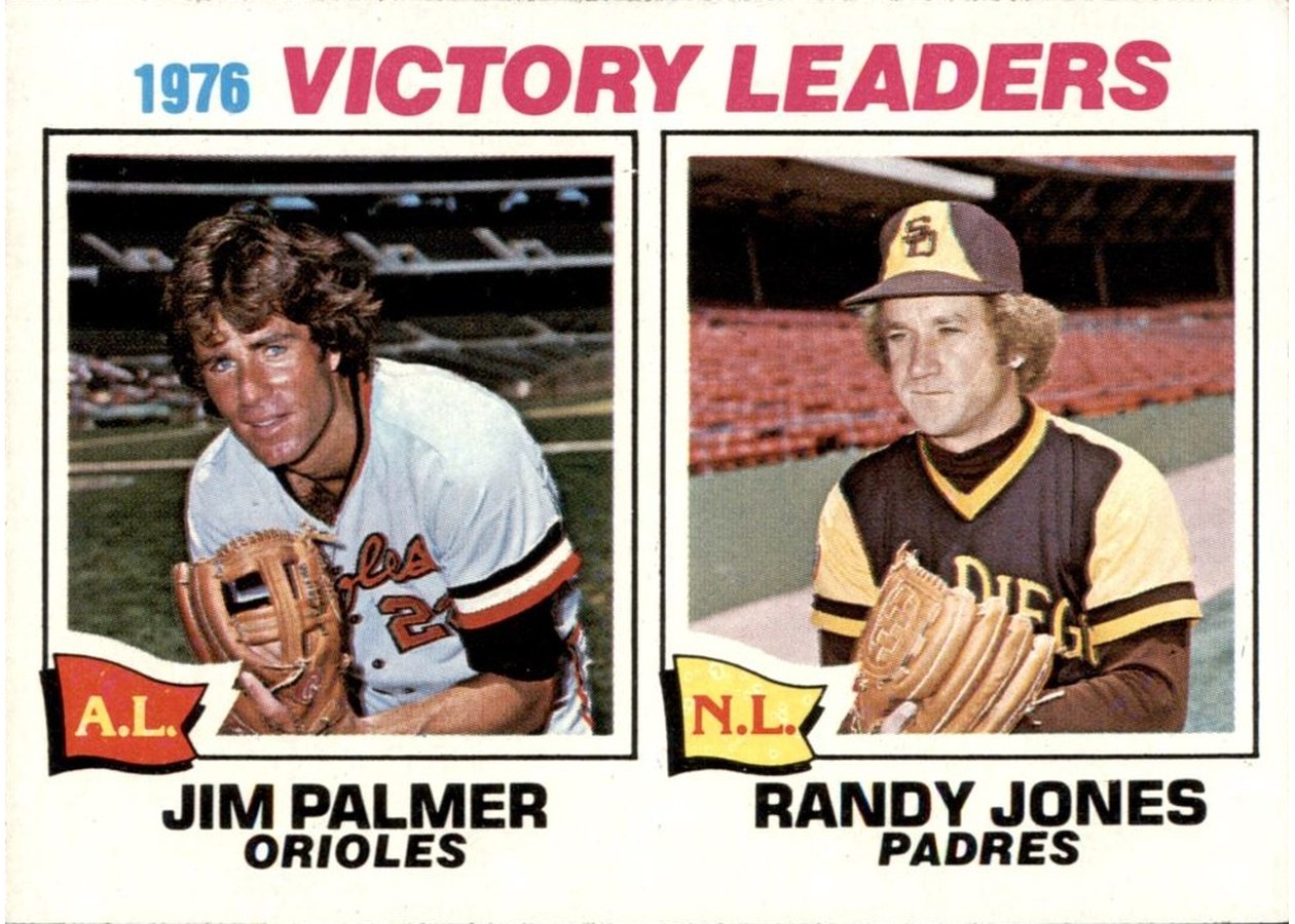 1977 Topps #5 1976 Victory Leaders, Baltimore Orioles / San Diego Padres
