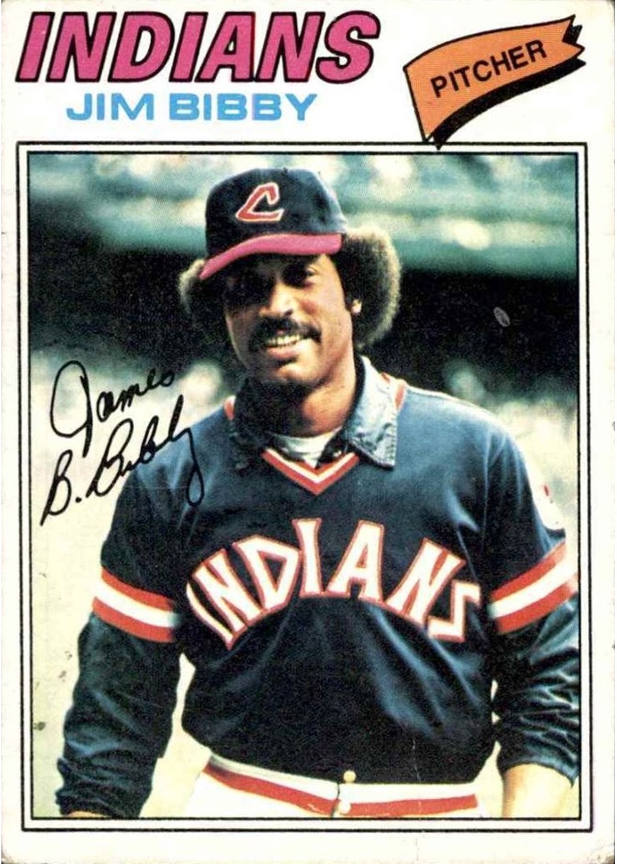1977 Topps #501 Jim Bibby, Cleveland Indians