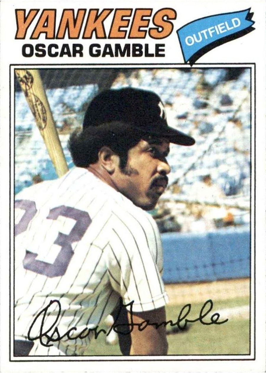 1977 Topps #505 Oscar Gamble, New York Yankees