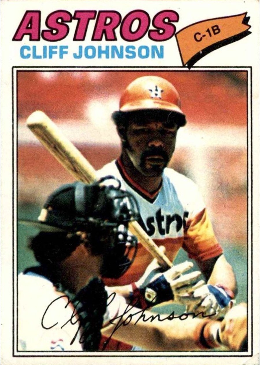 1977 Topps #514 Cliff Johnson, Houston Astros