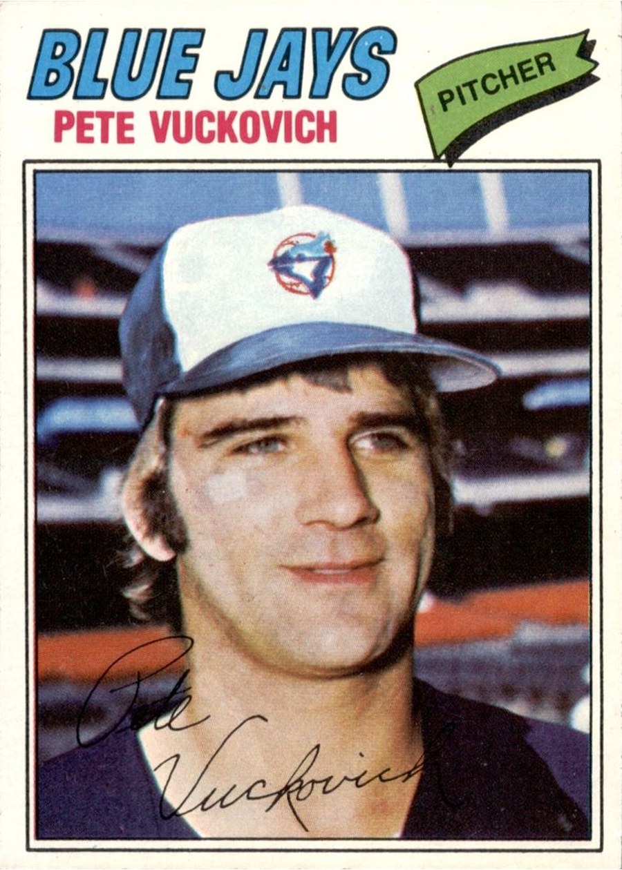 1977 Topps #517 Pete Vuckovich, Toronto Blue Jays