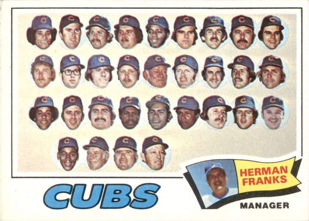 1977 Topps #518 Chicago Cubs Team