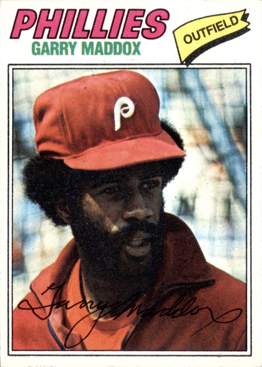 1977 Topps #520 Garry Maddox, Philadelphia Phillies
