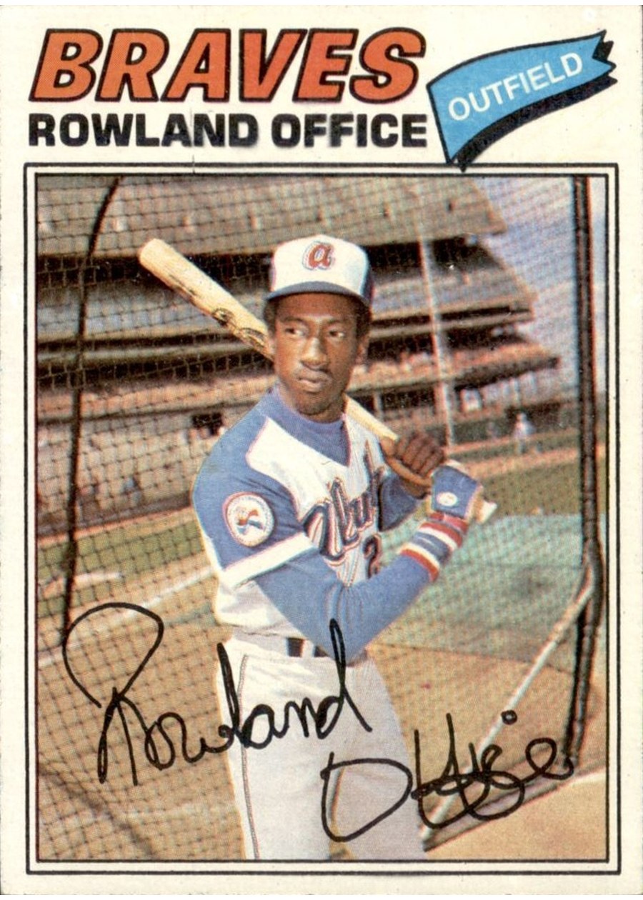 1977 Topps #524 Rowland Office, Atlanta Braves