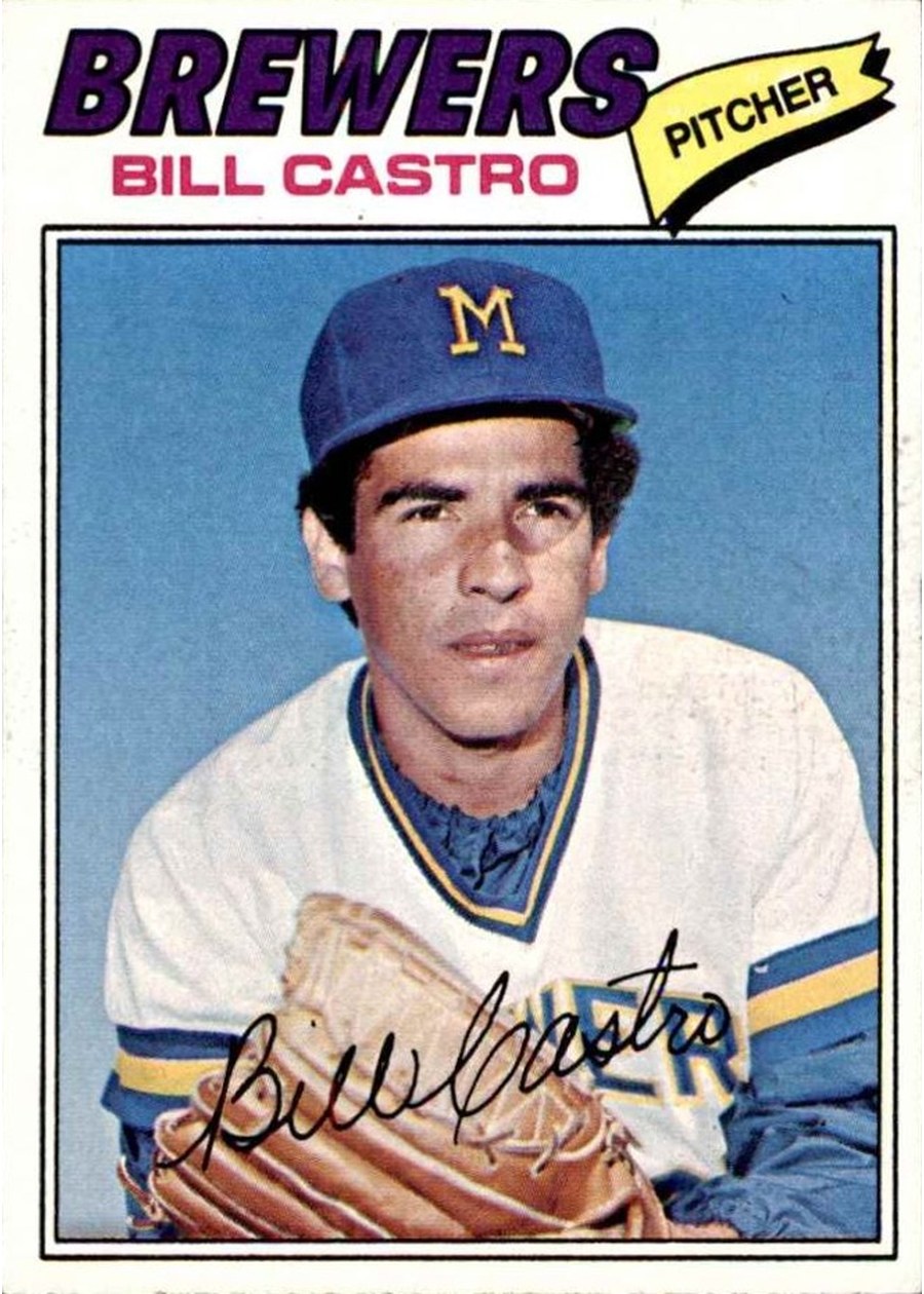 1977 Topps #528 Bill Castro, Milwaukee Brewers