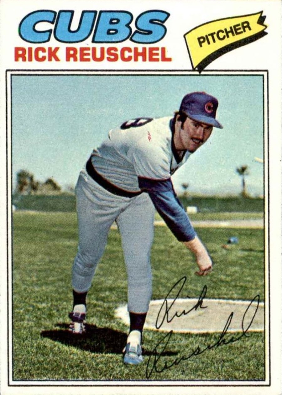 1977 Topps #530 Rick Reuschel, Chicago Cubs
