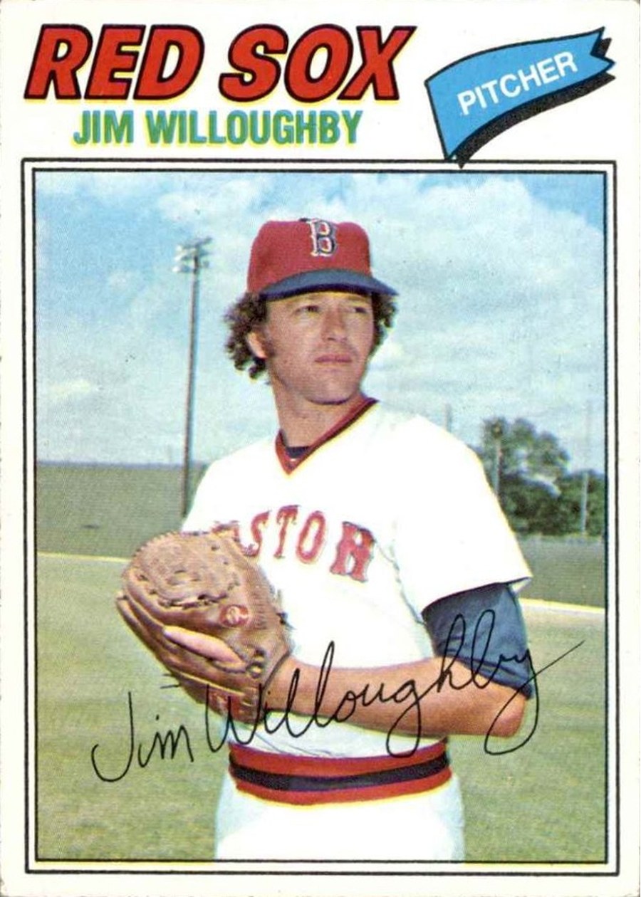 1977 Topps #532 Jim Willoughby, Boston Red Sox