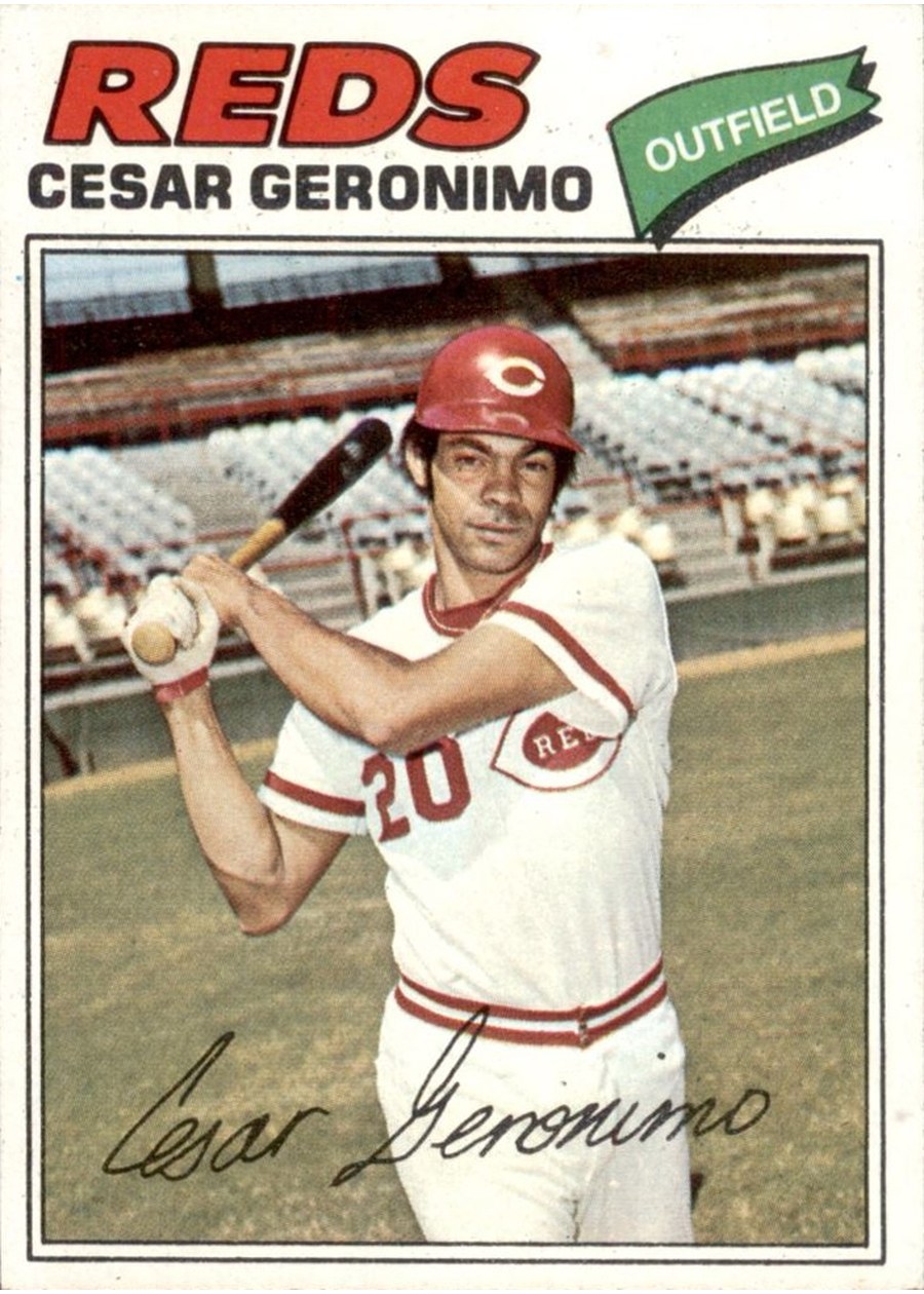 1977 Topps #535 Cesar Geronimo, Cincinnati Reds