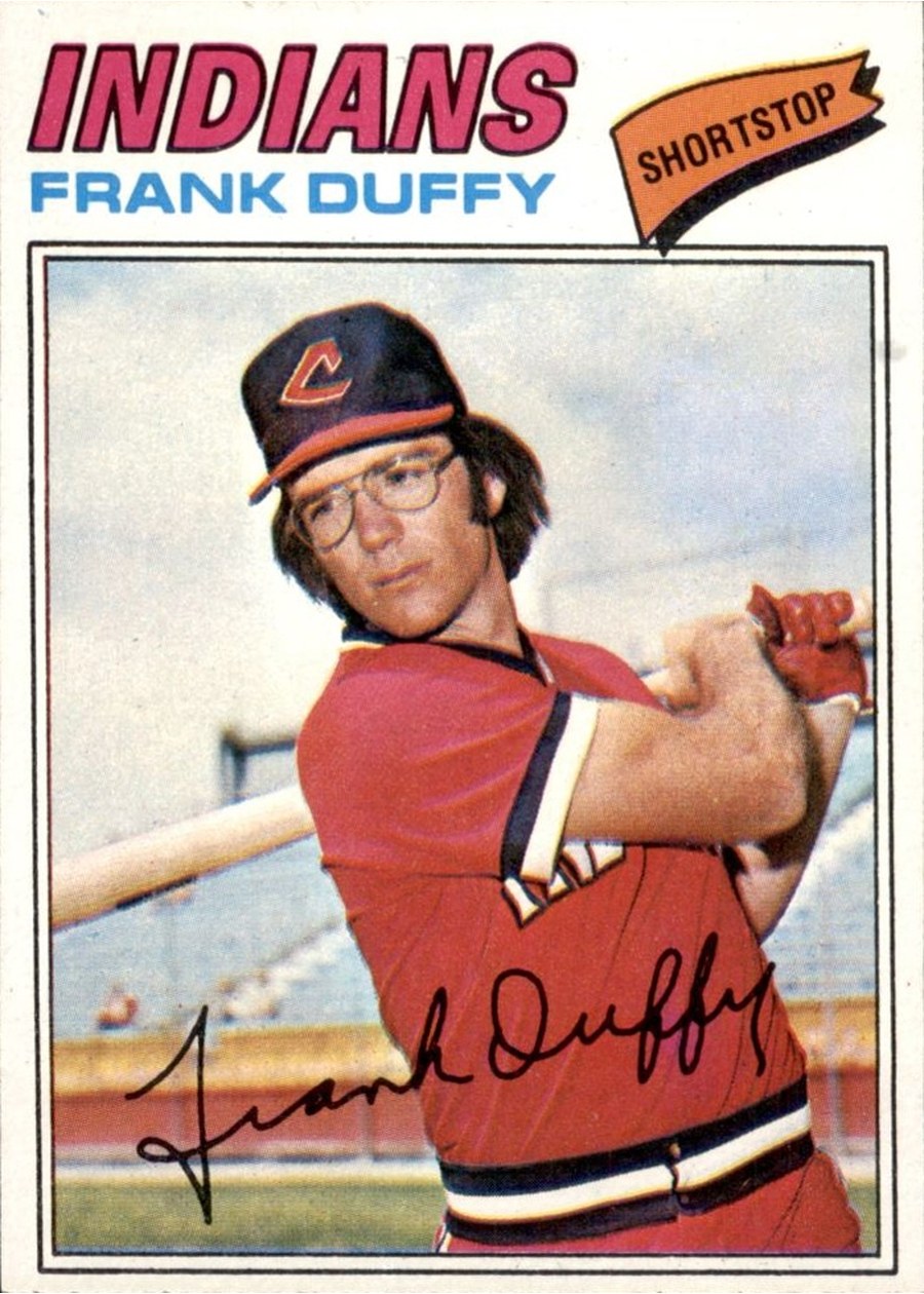 1977 Topps #542 Frank Duffy, Cleveland Indians