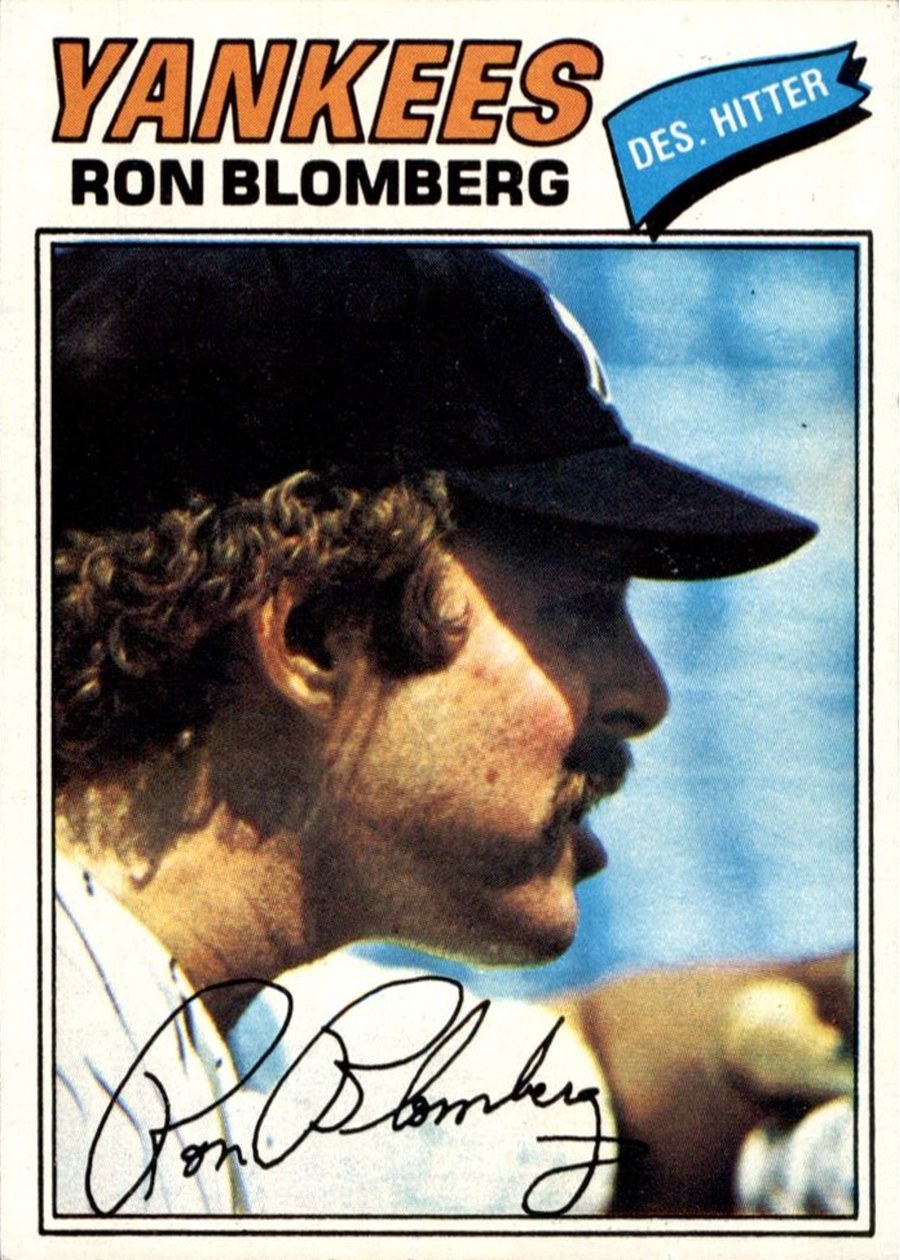 1977 Topps #543 Ron Blomberg, New York Yankees