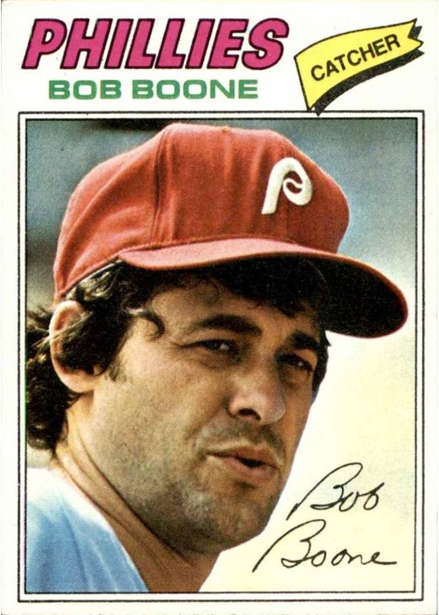 1977 Topps #545 Bob Boone, Philadelphia Phillies