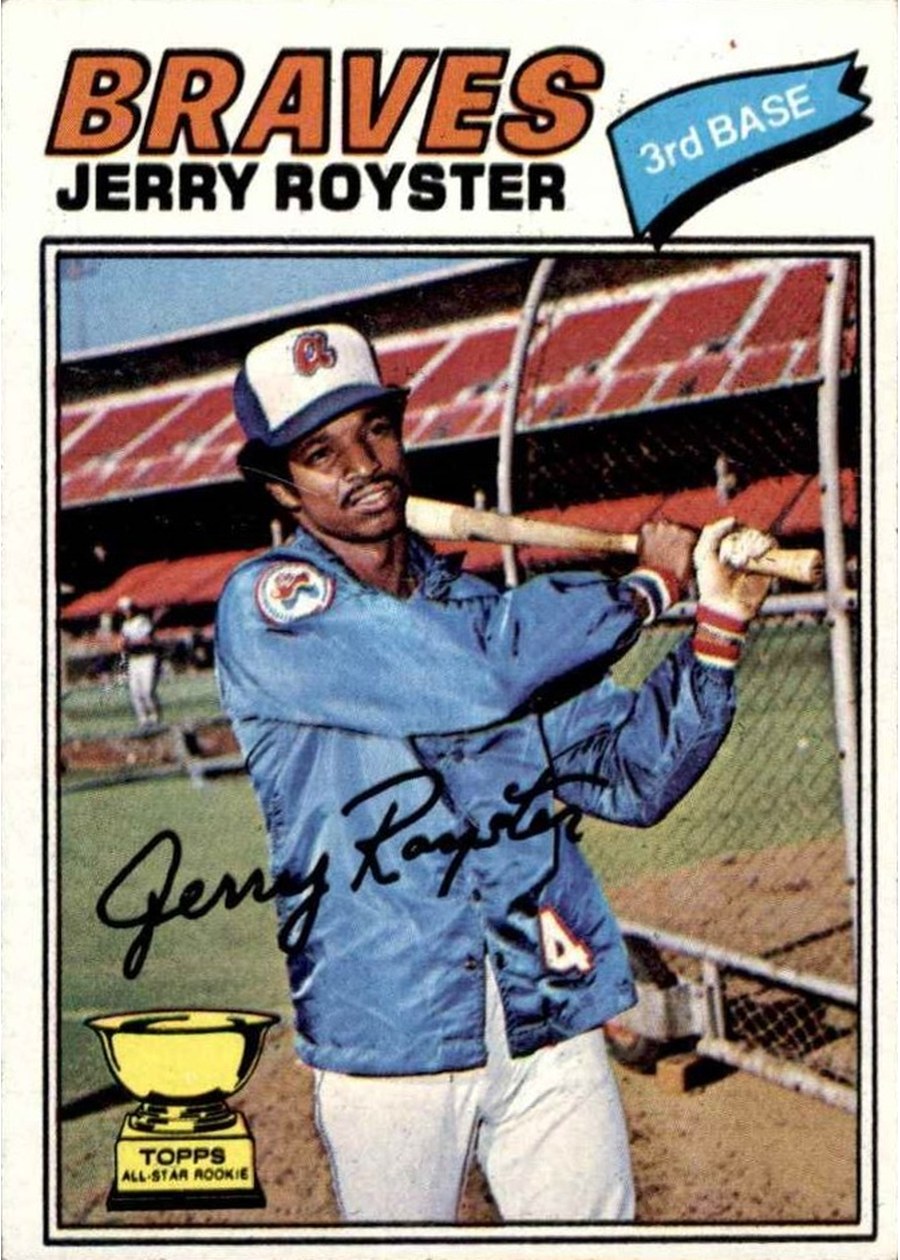 1977 Topps #549 Jerry Royster, Atlanta Braves
