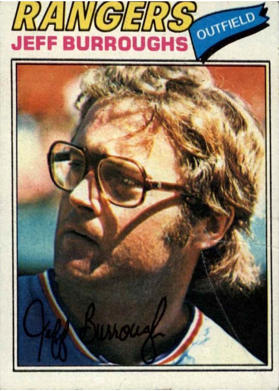 1977 Topps #55 Jeff Burroughs, Texas Rangers