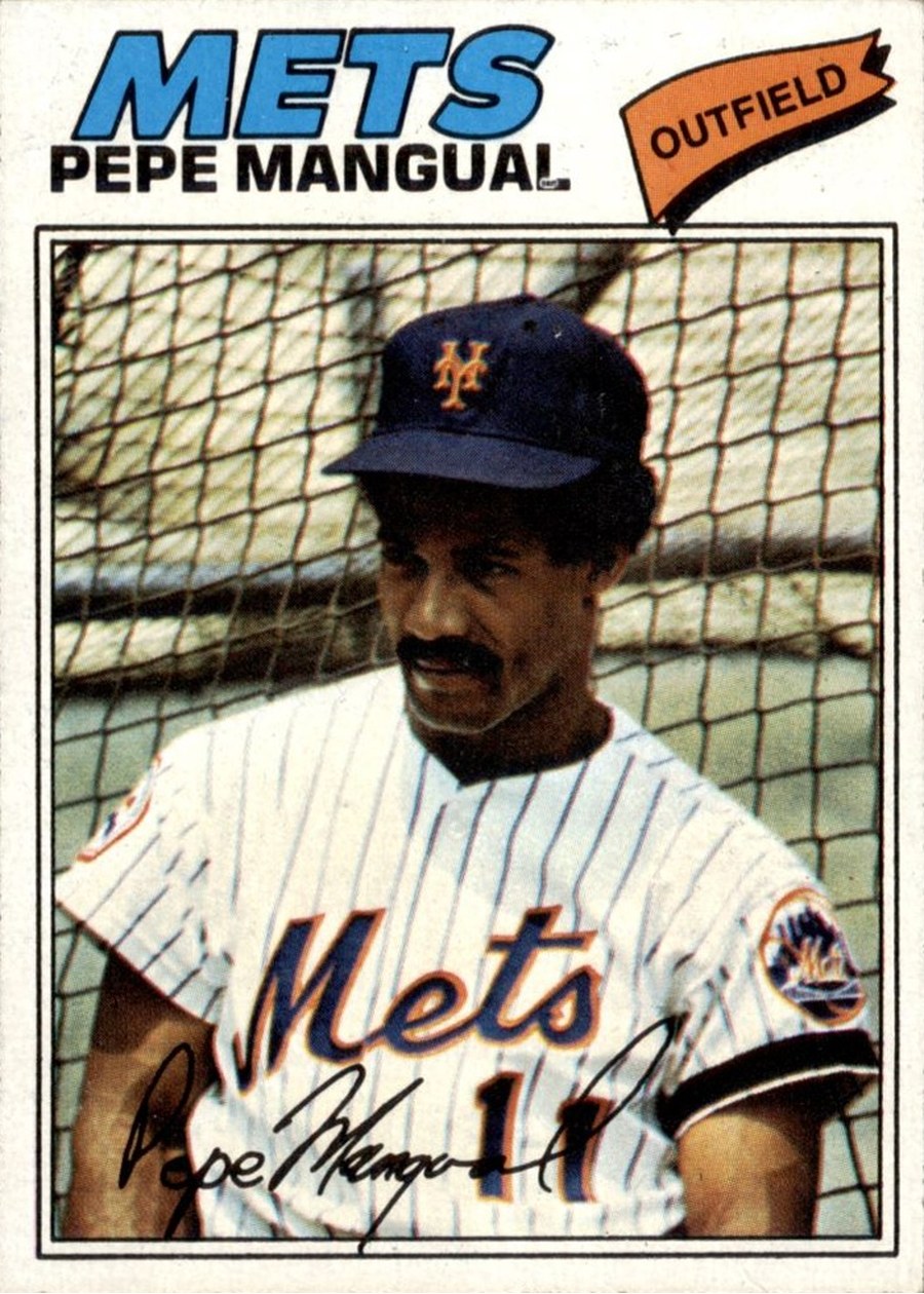 1977 Topps #552 Pepe Mangual, New York Mets